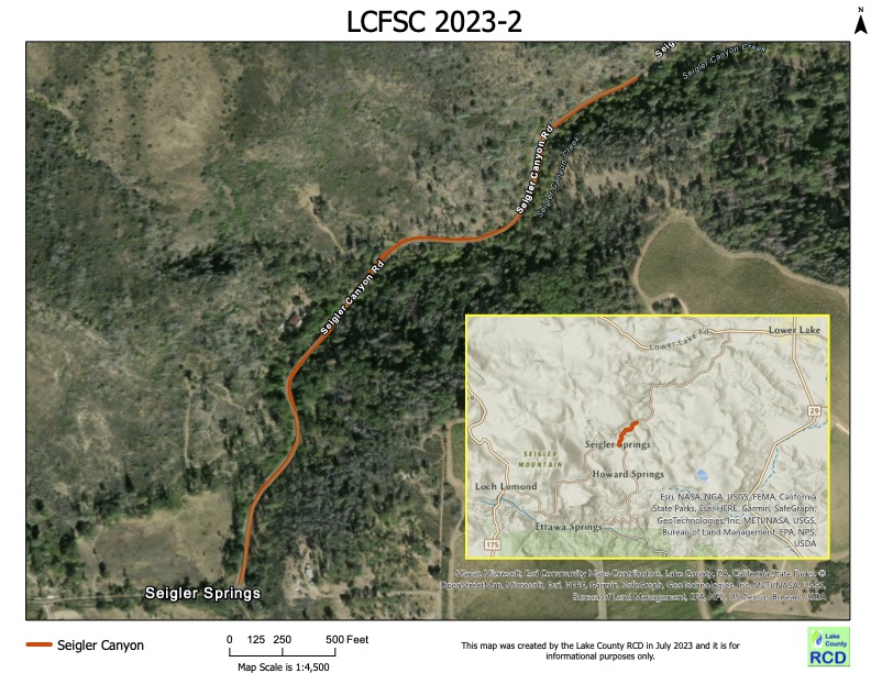 seigler canyon map